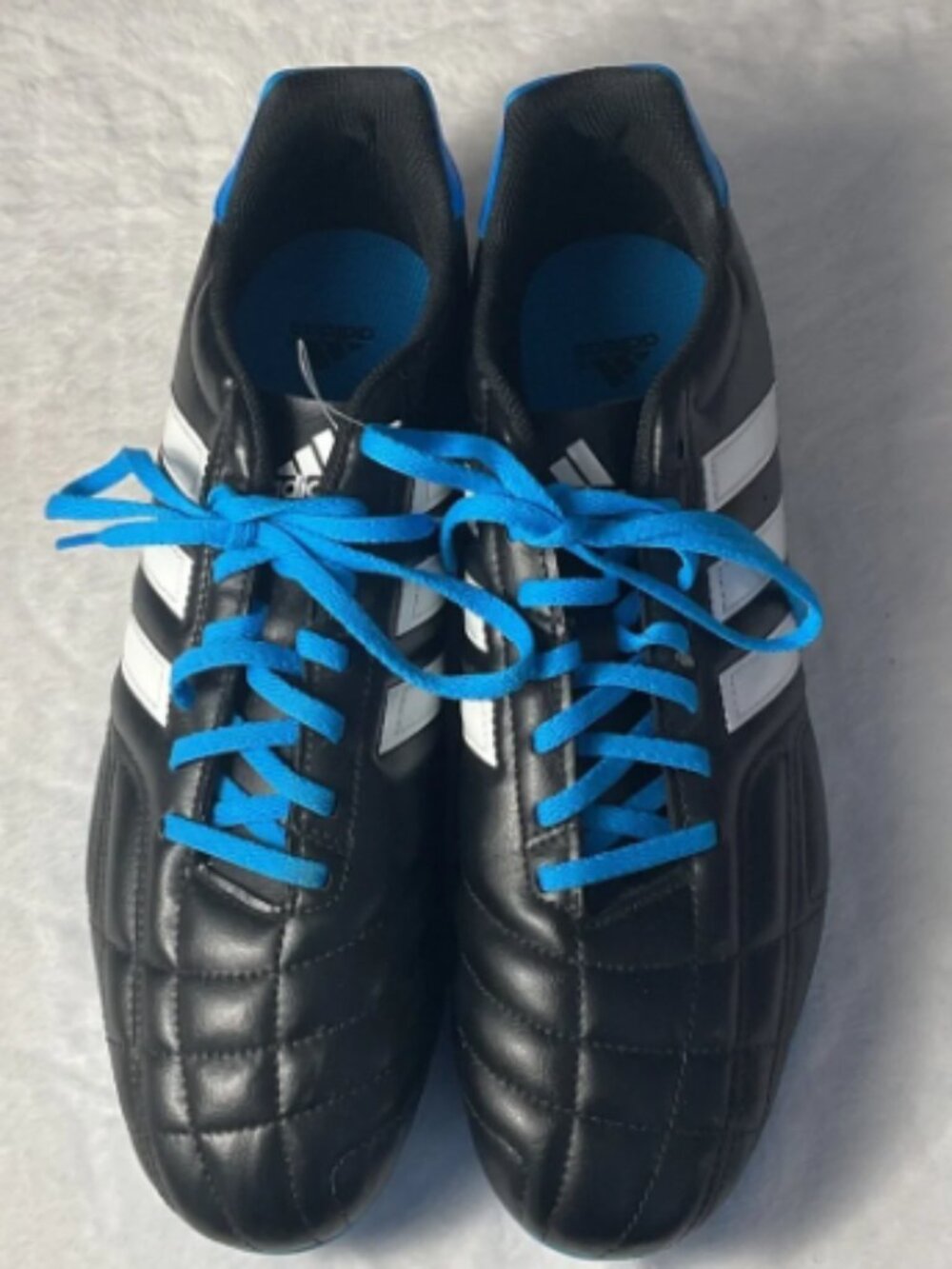 Adidas Men's Black and White Athletic Shoes